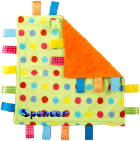 Little Taggies Blanket - Bright Starts Little Taggies Blanket - Confetti (500x500)