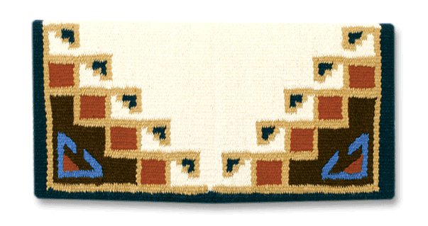 1447-2 Mayatex Blanket Pueblo 38"x34" Cream Haselnussbraun - Mayatex Sottosella Mod. Pueblo (800x800)