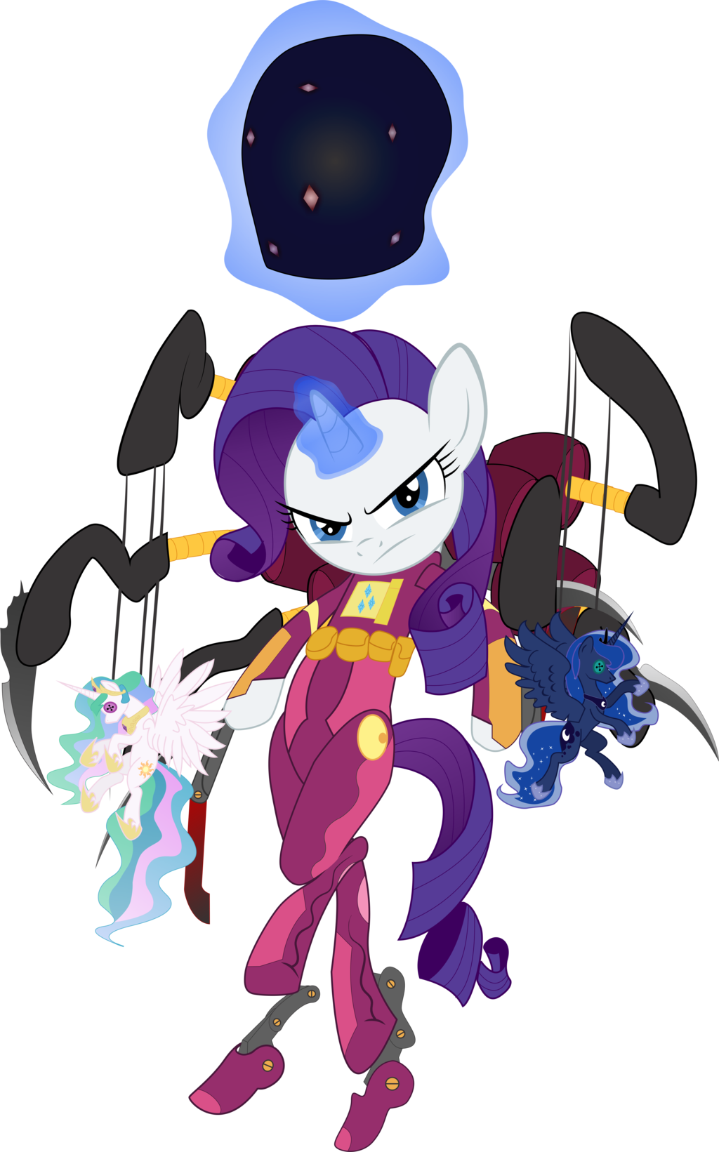 Rarity As Screaming Mantis By Fenixartbox Rarity As - Metal Gear Solid 4 Screaming Mantis Deviantart (1024x1641)
