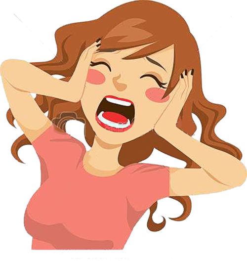 Royalty-free Screaming Clip Art - Royalty-free Screaming Clip Art (500x528)
