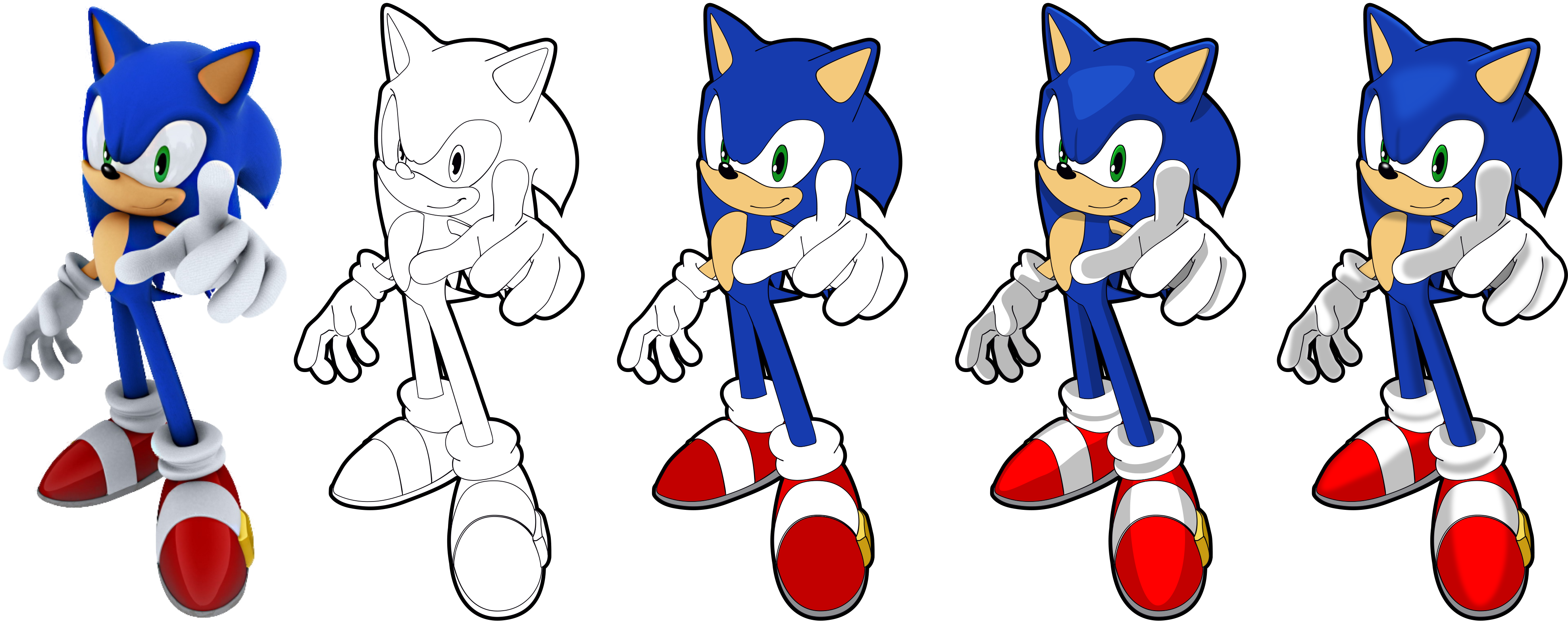 Vector Drawing By Juliannb4 On Deviantart - Sonic The Hedgehog (4090x1720)