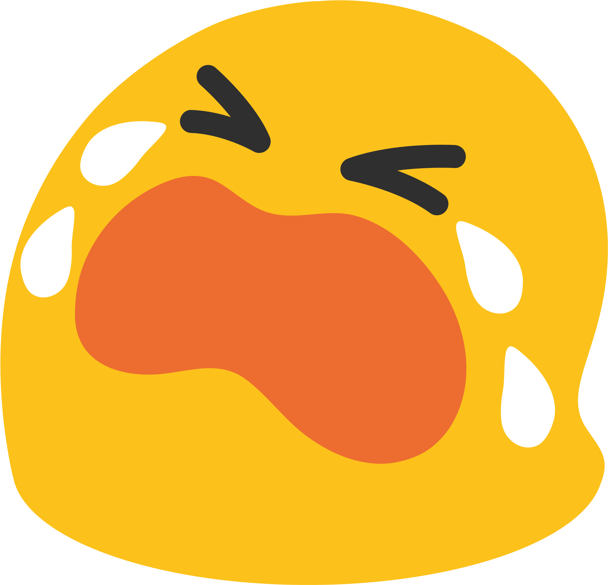 Crying Clipart Transparent - Laughing Crying Emoji Android (1600x1600)
