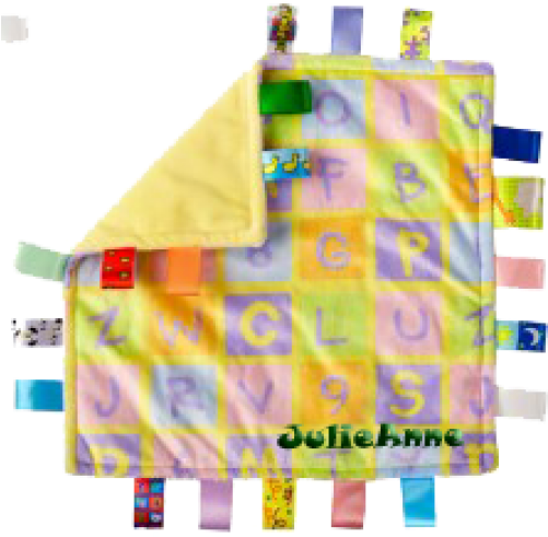 Little Taggies Blanket Little Taggies Blanket Little - Bright Starts Little Taggies Blanket - Abc (500x500)