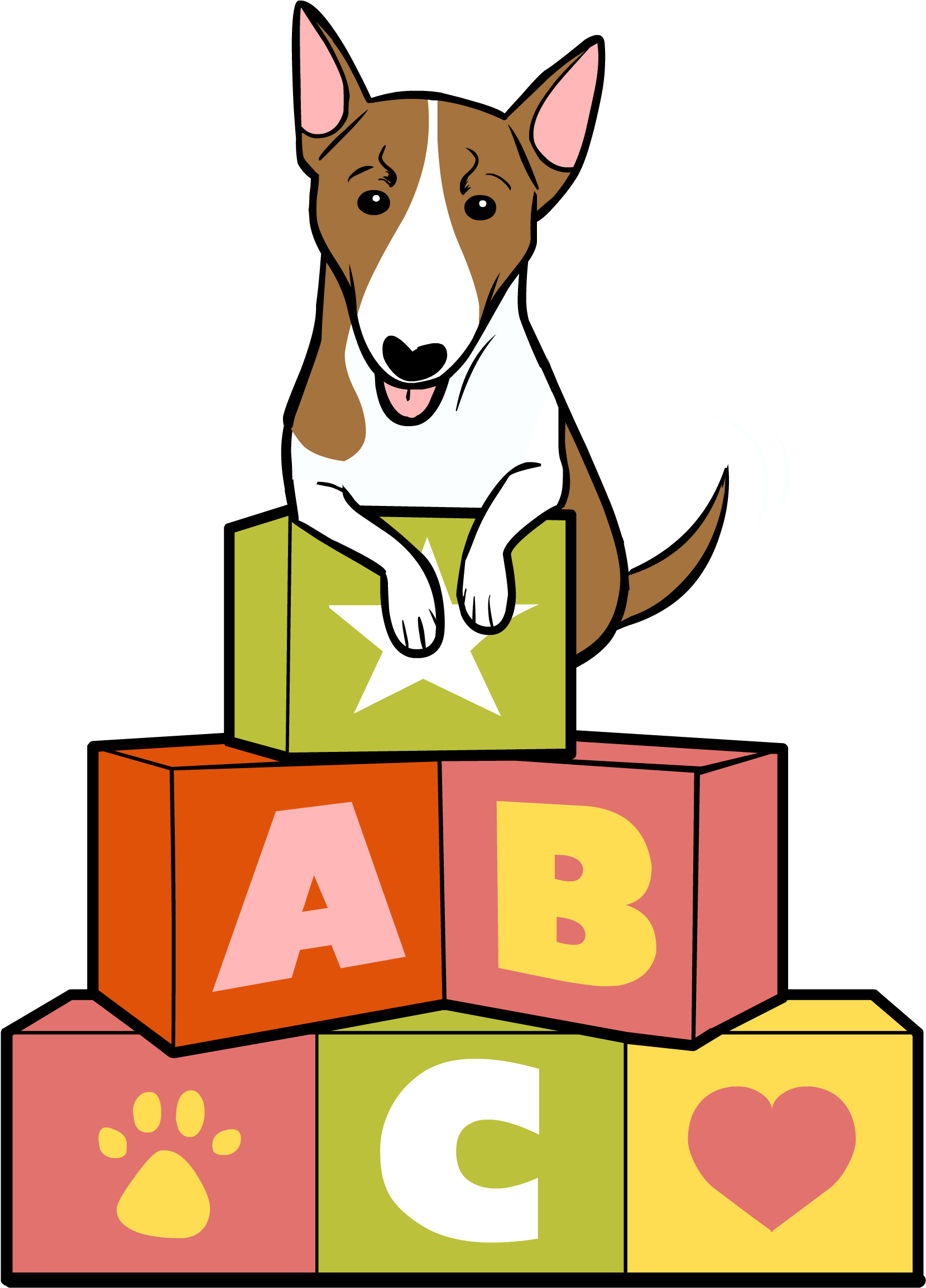 Miracle Clipart Lot Dog - Bull Terrier (2500x2500)