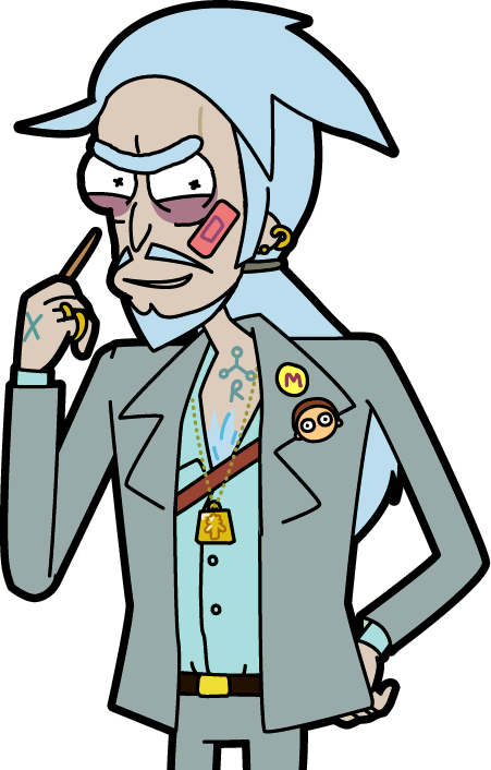 Dirty Rick - Rick Sanchez (451x706)