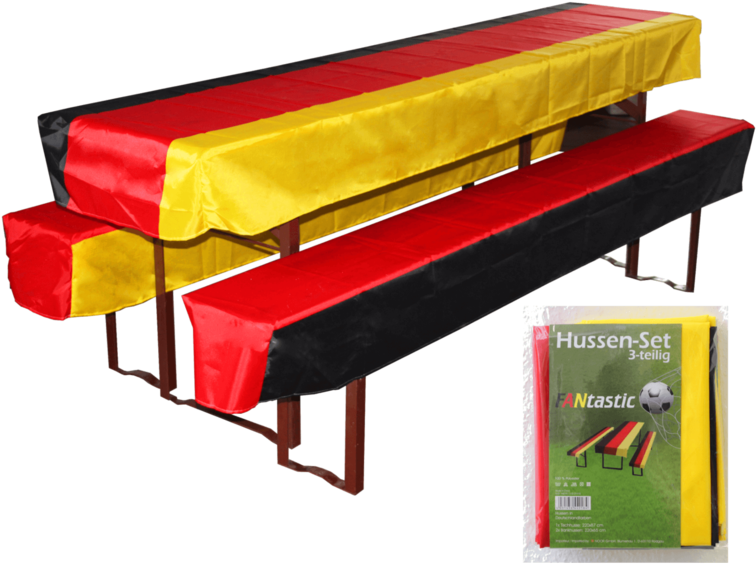 Blanket Set For Beer Bank In Germany Colors 220x87cm - Slipcover (768x768)