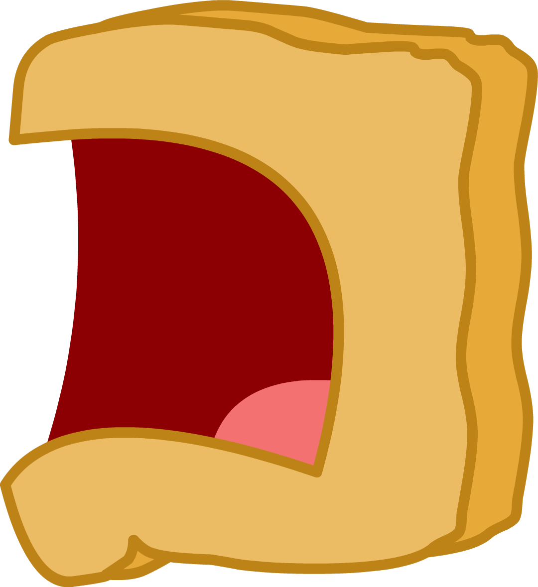 Old Woody Front Intact Screaming - Bfdi Old Assets (1080x1179)