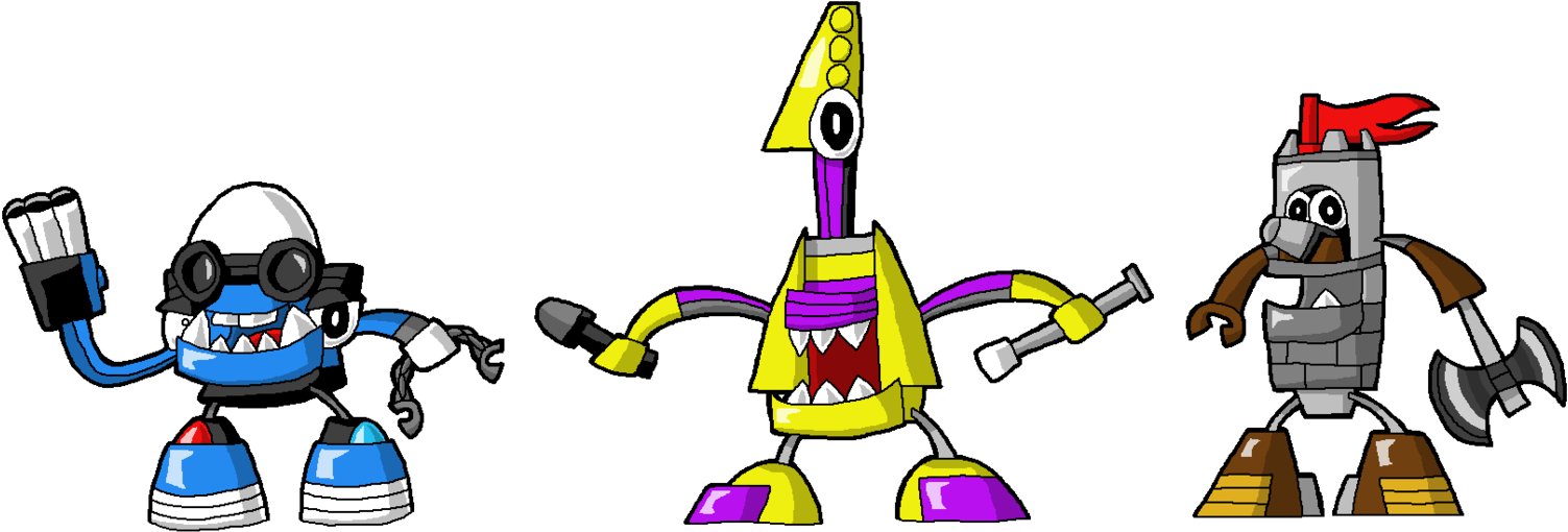 Series 7 By Darktidalwave - Mixels Series 7 Maxes (1522x524)