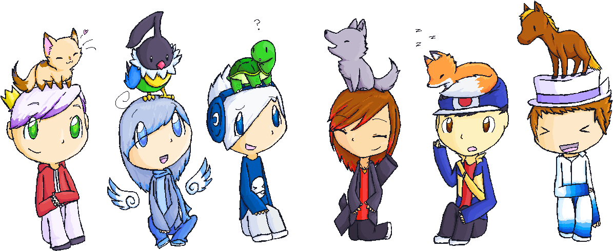 Tiny Animals For Tiny People By Frosti - People As Animals Drawings (1232x533)