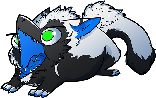 Screaming Sergal Derp By Stupidshepherd - Fur (585x432)