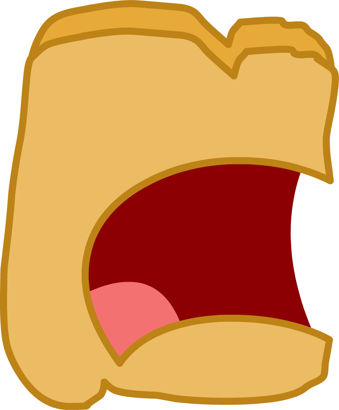 Old Woody Screaming - Bfdi Woody Asset (1080x1305)