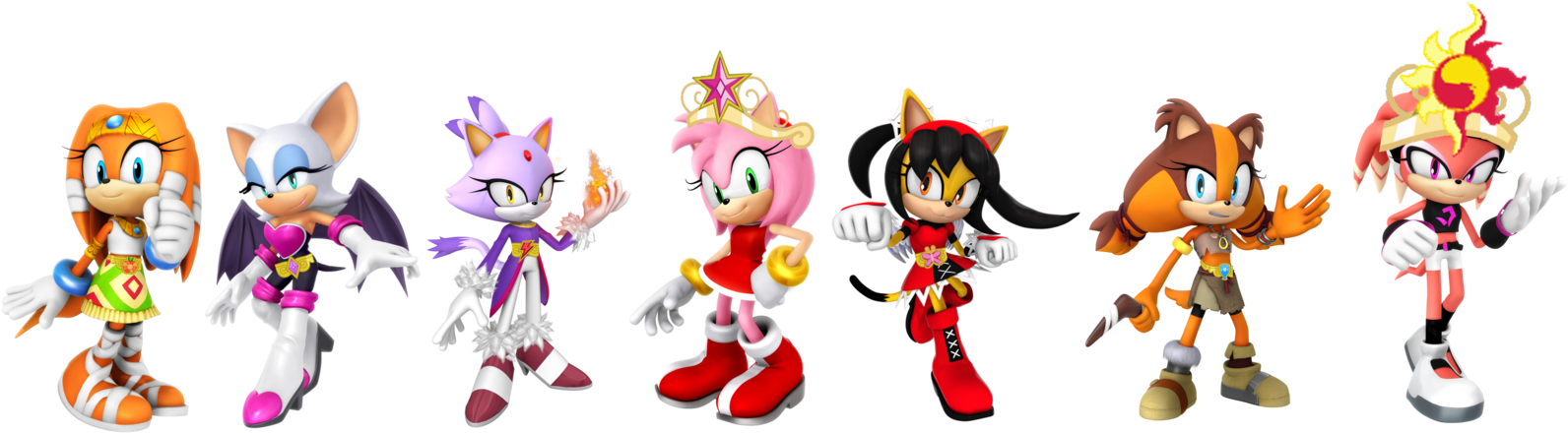 The Seven Elements Of Harmony [new Version] By Donamorteboo - Cartoon (1600x448)