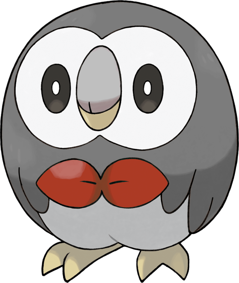 Pokemon Rowlet Shiny (821x974)