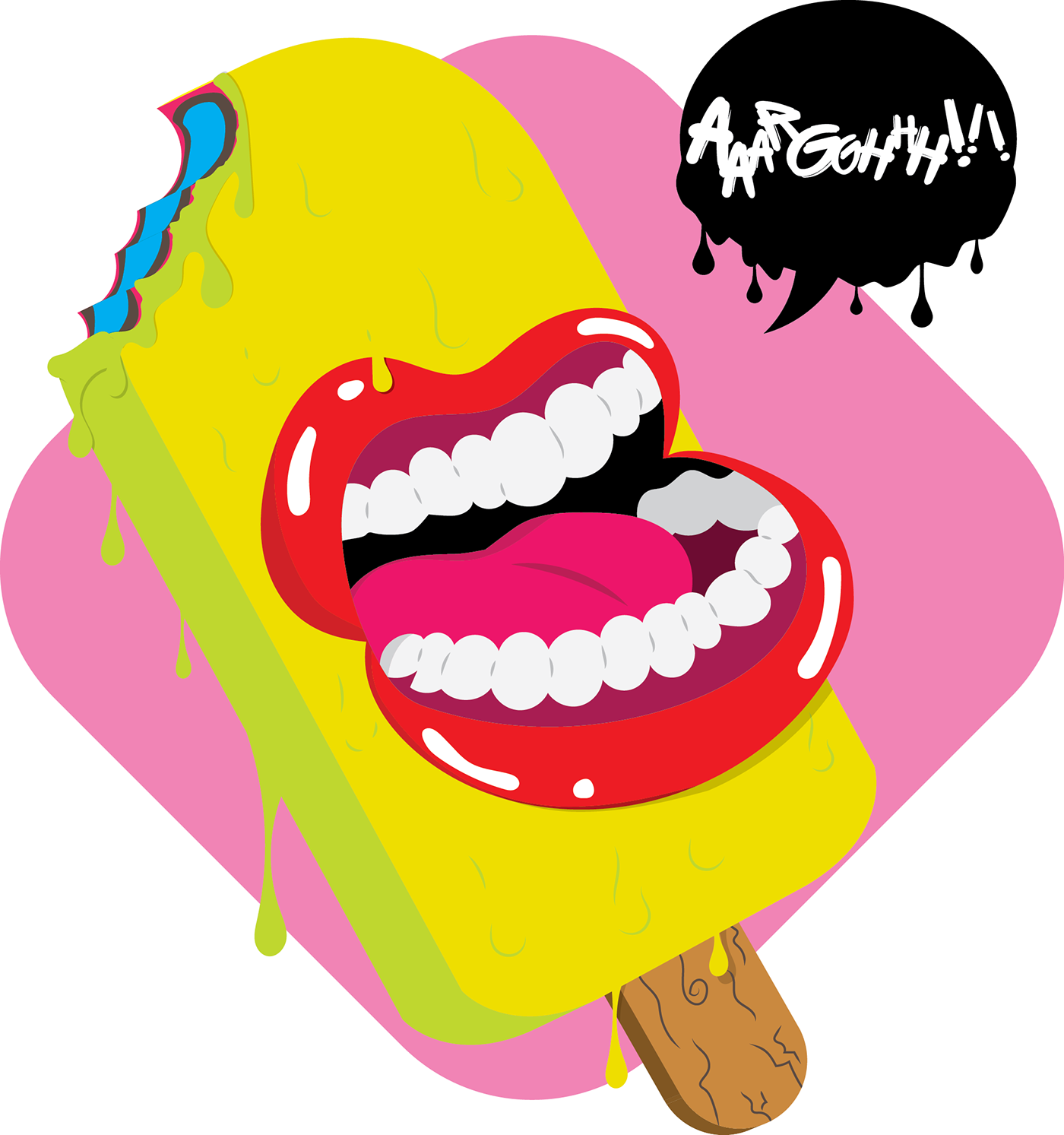 I Scream On Behance - I Scream On Behance (1400x1493)