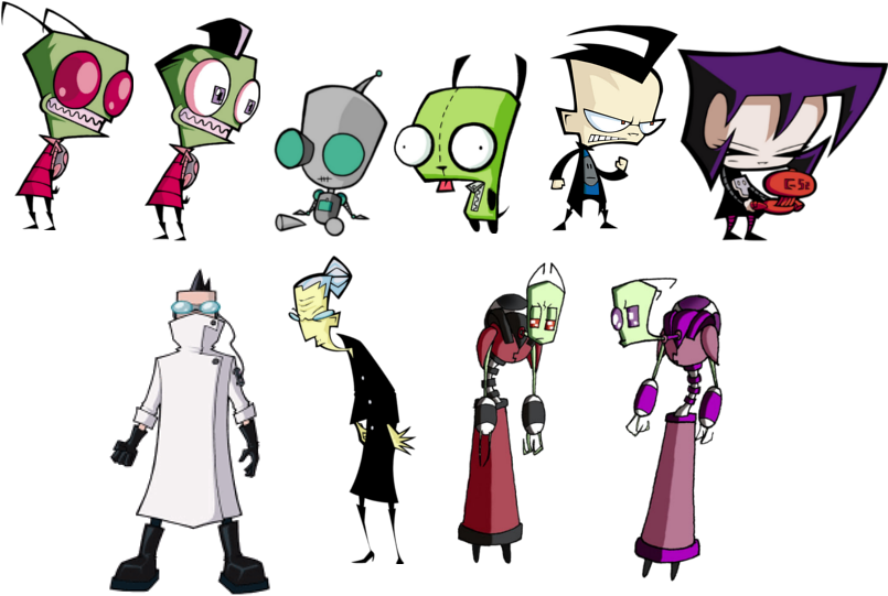Invader Zim Characters - Invader Zim Characters Zim (880x610)