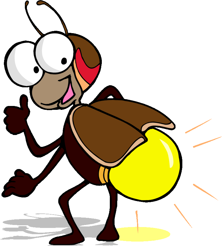 Bugs Clipart Spring - Glow Worm Clipart (750x831)
