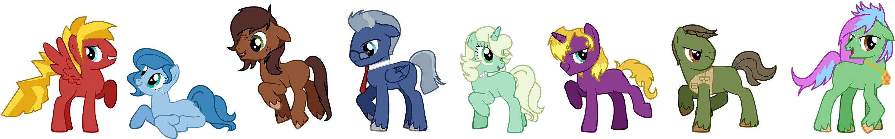 Ponies Part 1 By Faithfirefly - Cars 2 My Little Pony (3000x664)