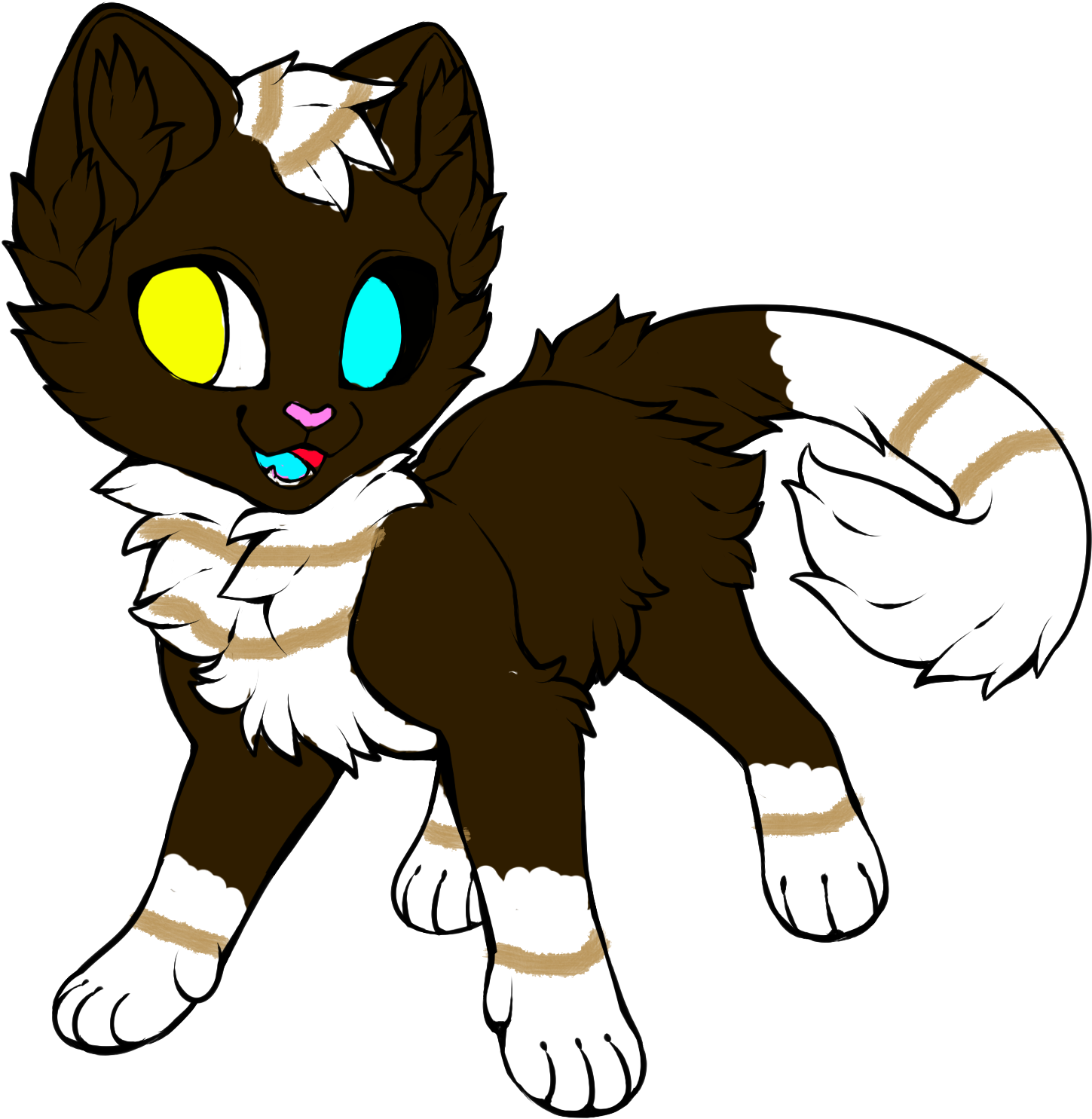 Cat Adoptable - Cartoon (1496x1522)