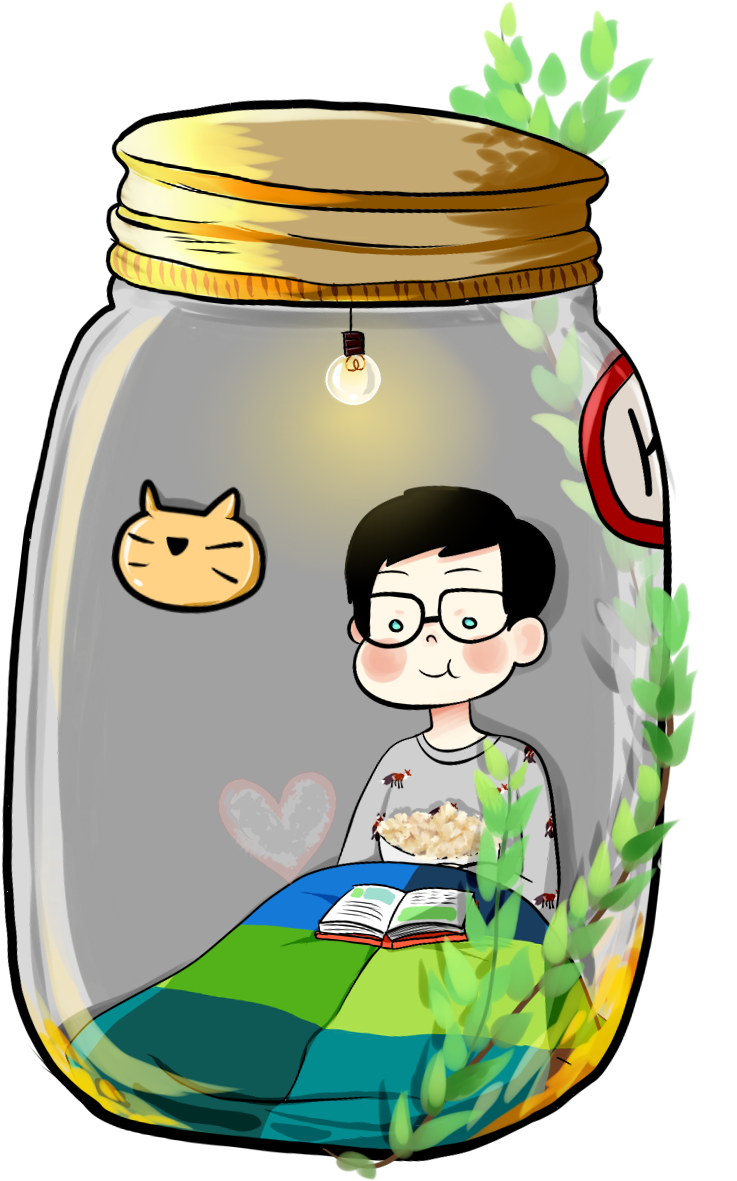 Mini Philip And Meme Mini Daniel In The Jar (and They - Dan And Phil In Jar (1000x1500)
