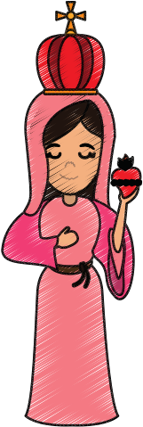 Blessed Holy Virgin Mary Icon - Graphic Designer (550x550)