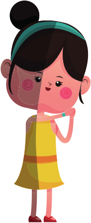 Cute Girl Cartoon Icon - Love (550x550)