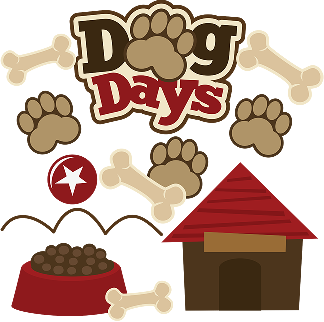 Dog Days Svg Scrapbook Collection Dog Svg Files For - Scrapbook Dog (648x644)