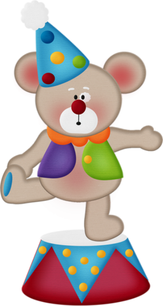 Circus Bear Clip Art (320x600)