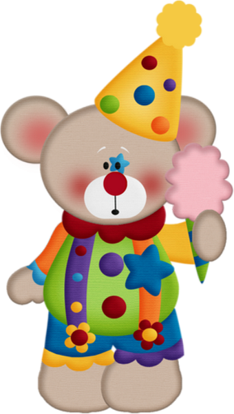 Circus Bear Clipart (340x600)