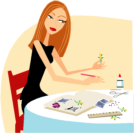 Scrapbooking Has Since That Time, Evolved Into Digital - Make A Scrapbook Cartoon (561x555)