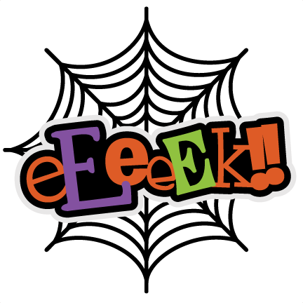 Eeeeek Svg Scrapbook Title Halloween Svg Scrapbook - Svg Scrapbook Happy Halloween (432x432)