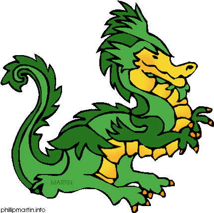 Ancient China Dragon Clipart (447x450)