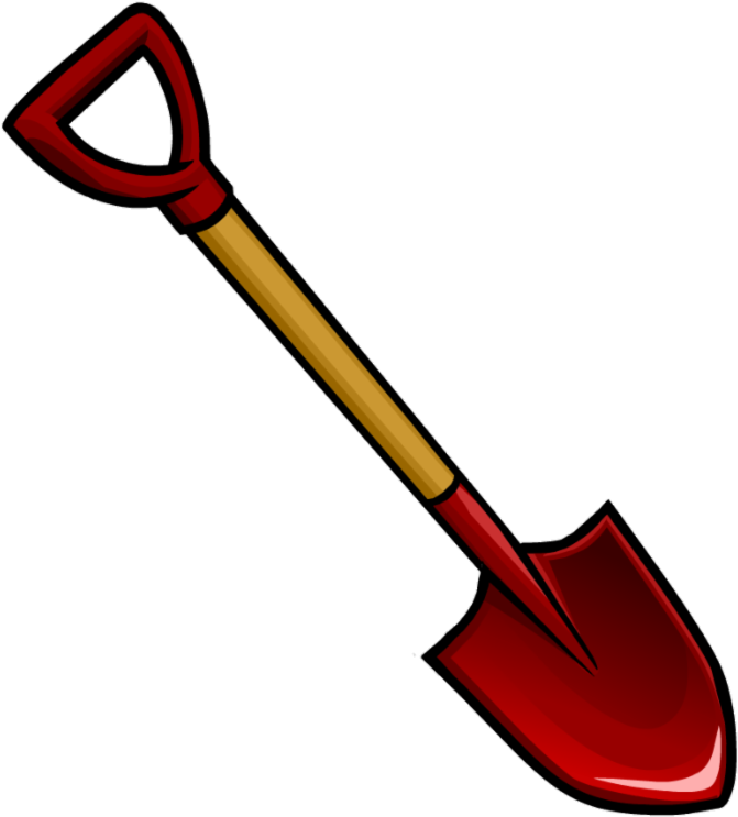 Snow Shovel Spade Clip Art - Clipart Shovel (800x793)