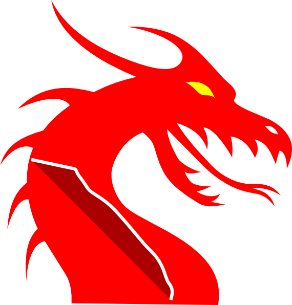 Dragon Head Clip Art At Clkercom Vector Clip Art Online - Coat Of Arms Dragon Head (570x596)