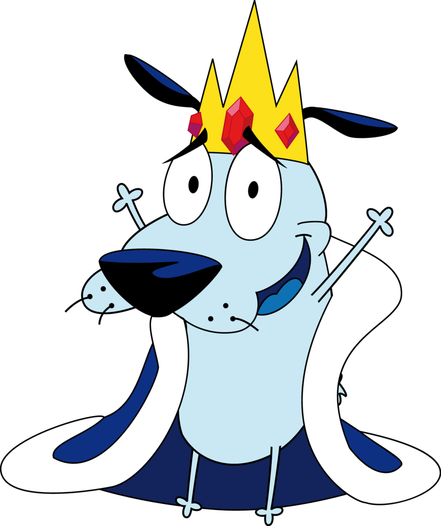 I Just Found This And Thought You Guys Might Like At - Courage The Cowardly Dog Adventure Time (900x1074)