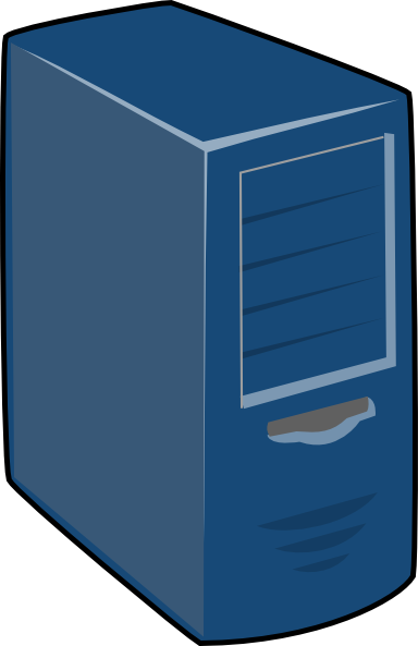 Linux Server Clip Art At Clker Com Vector Clip Art - Hp Server Png Clipart (384x593)