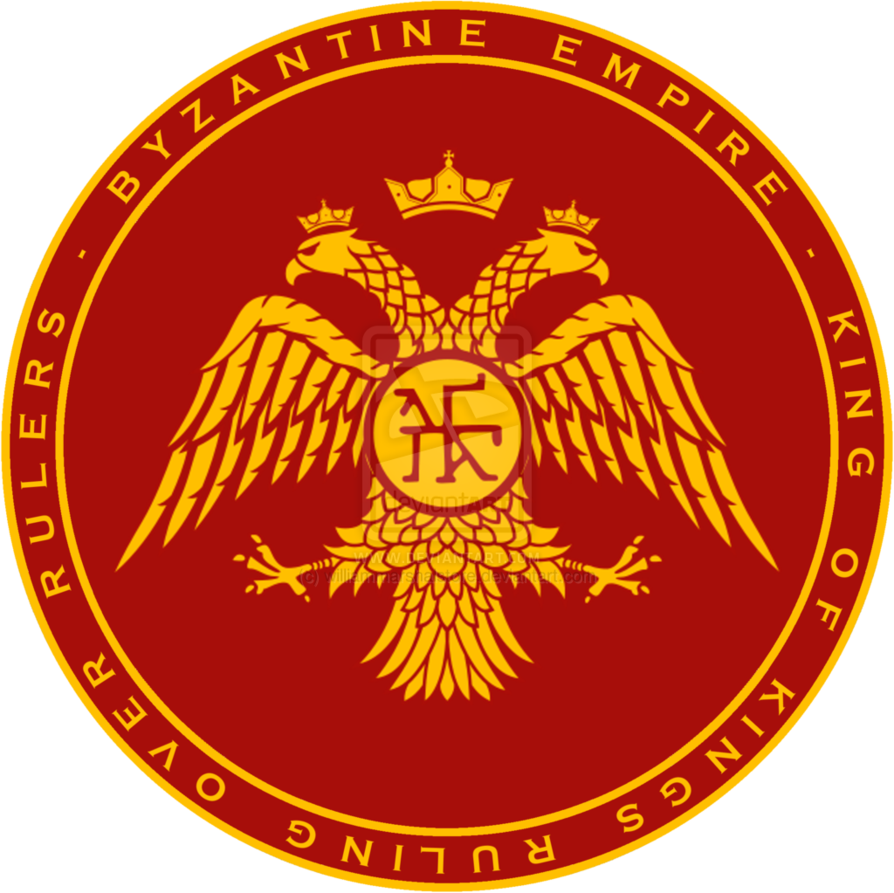 Byzantine Empire Palaiologan Double Headed Eagle - Crusader Kings 2 Dynasty Shield (894x893)
