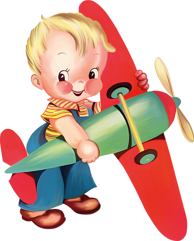 Яндекс - Фотки - Baby Playing With Airplane Clipart (645x800)