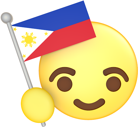 Philippine Flag Png Clipart - Bandera De Peru Emoji (500x500)