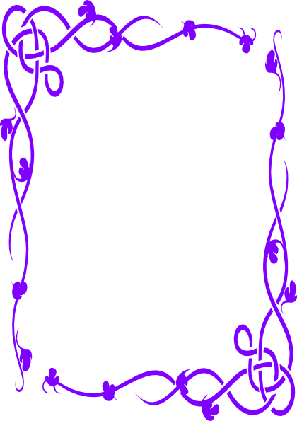 Menu Border6 Clip Art At Clker - Border For A Menu (420x595)