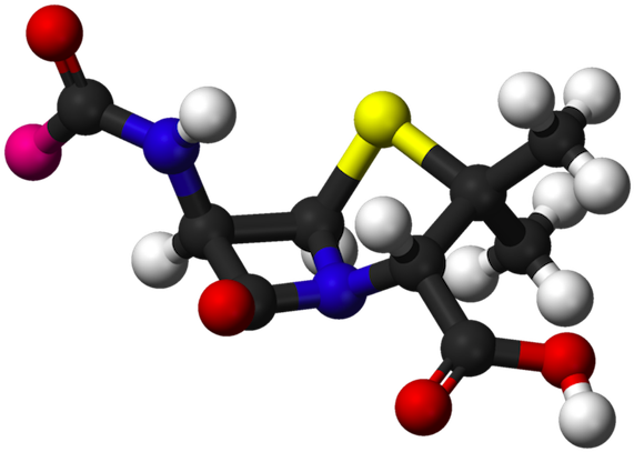 Wwii Brought With It An Incredible Period Of Drug Innovation - Penicillin Structure (620x456)