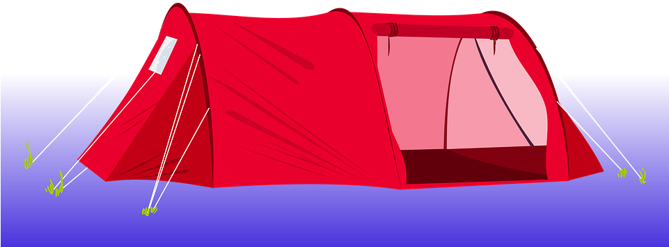 Free Illustration Tent Camping Red Clip Art Image On - Red Tent Clipart (960x417)