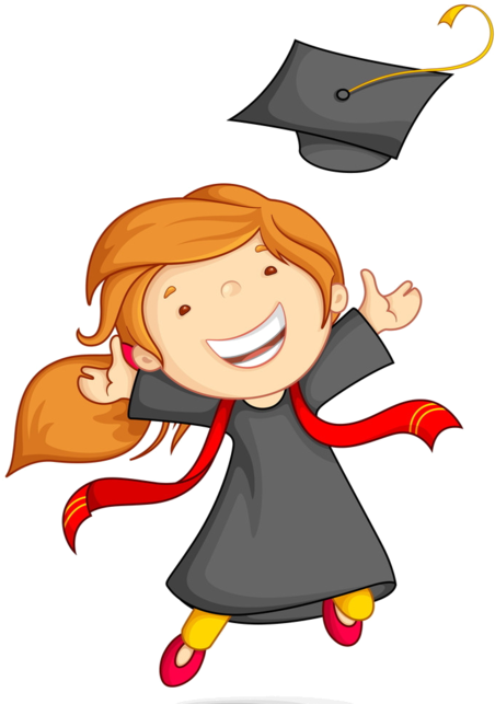 Gown Clipart Graduation Dress - Graduation Kids (600x646)