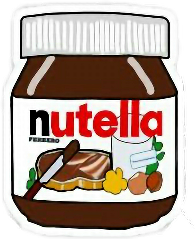 Nutella Clipart Nutella Sandwich - Nutella Jar (676x828)