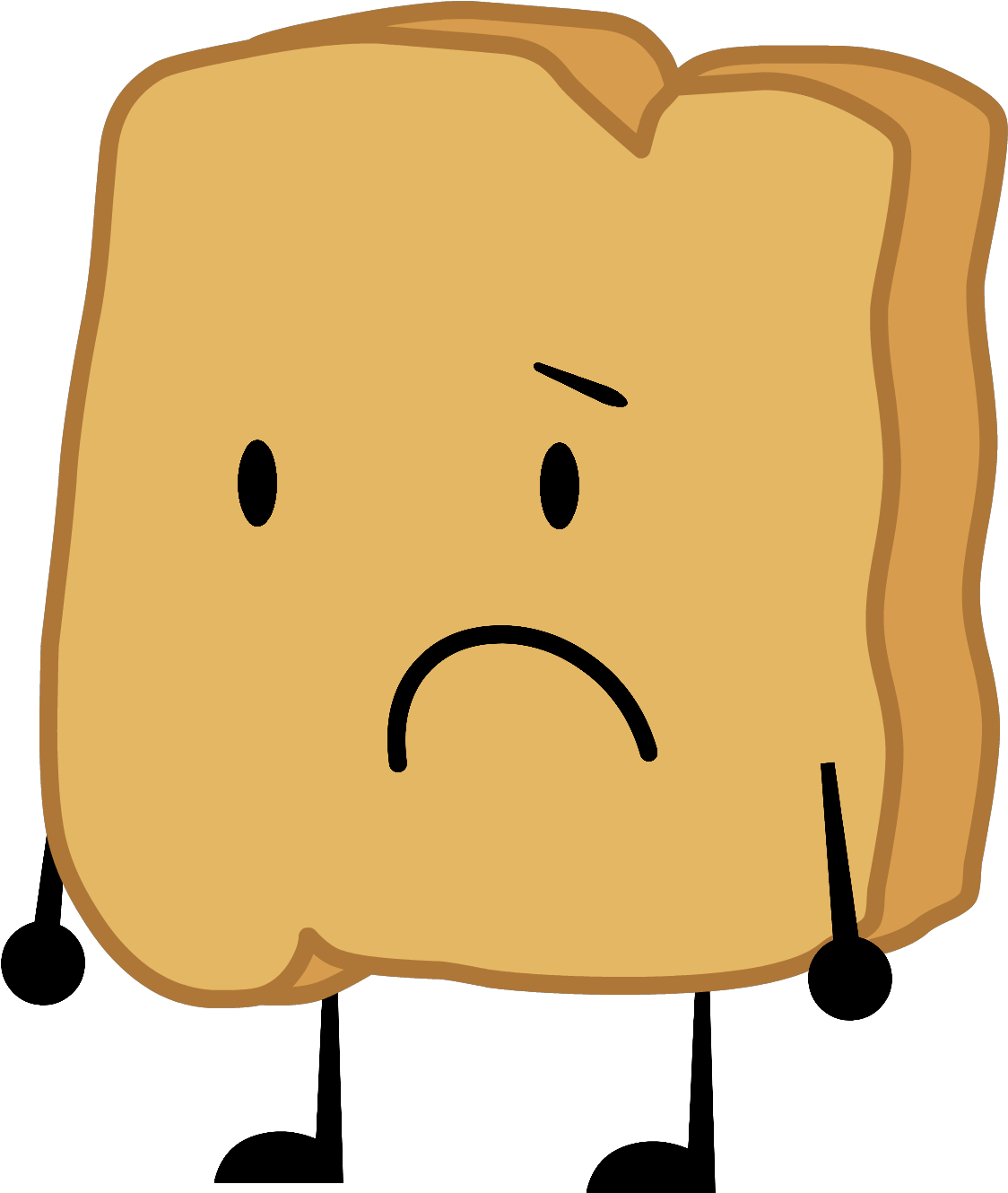 Sandwich Clipart Bfdi - Bfdi Woody Orange (1333x1425)