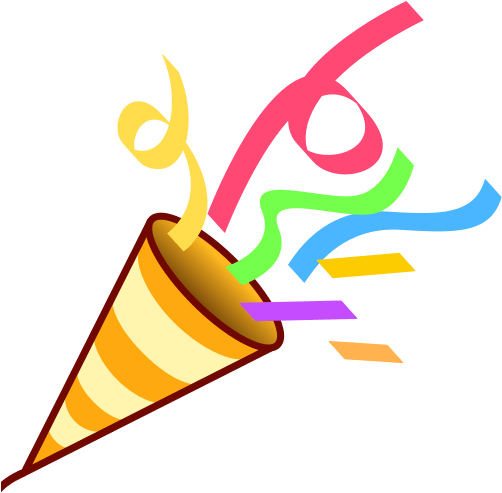 Party Horn Party Popper Paper Clip Art - Party Popper Clip Art (512x512)