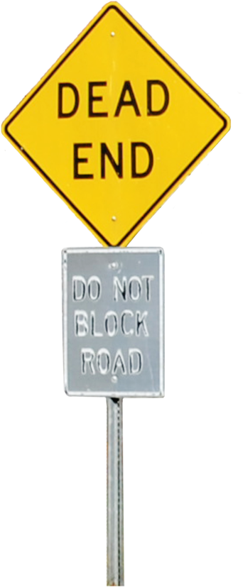 Dead End Do Not Block Street Sign Stock 0334 Png By - Dead End Sign Png (744x1075)