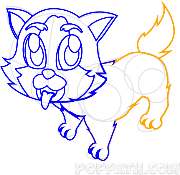 To Draw A Happy Dog, There Are Several Things To Put - Happy Dog Png Draw (650x650)