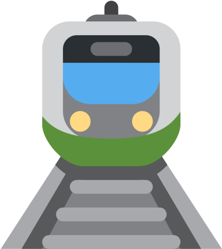 Tram, Road, Train, Railway, Emoj, Symbol Icon - 🚊 Emoji (512x512)