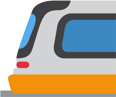 Express Train, Metro, Railroad, Railway, Speed Vehicle, - Train Icon (512x512)