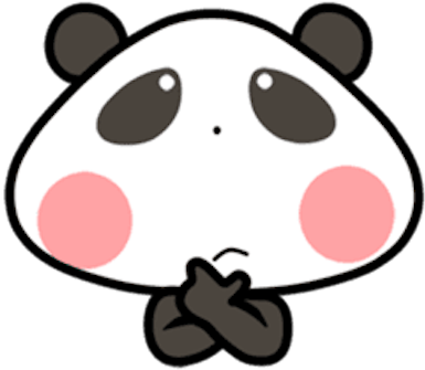 Baby Panda Emoji Messages Sticker-2 - Sticker (414x358)